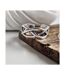 925 Twisted Silver Boho Chunky Cross Braid Stackable Cuff Ring