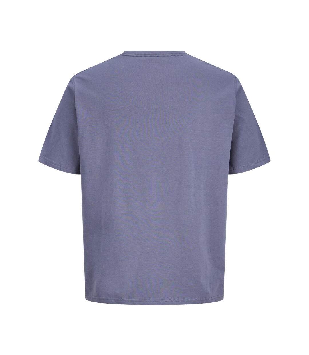 T-Shirt violet homme jack & jones frederiksberg-2