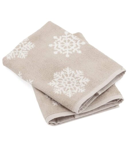 Lot de 2 torchons de cuisine éponge coton ICE