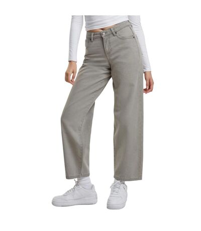 Womens/ladies 90´s mid rise jeans lighter dirty washed Urban Classics