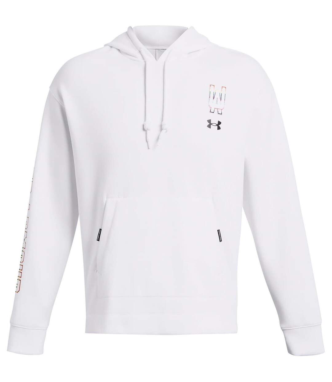 Sweat À Capuche Motif/style Imprimé Graphique Pride Adulte Blanc Under Armour-2