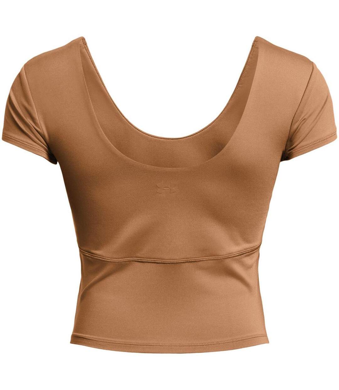 Womens/ladies Meridian Fitted T-shirt Brown Under Armour-3
