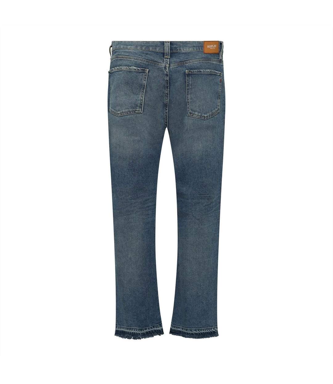 Womens/ladies Straight Jeans Blue Replay-2