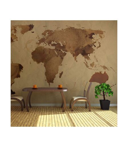 Papier Peint Tea Map of the World II 450x270cm