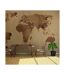 Papier Peint Tea Map of the World II 450x270cm-1