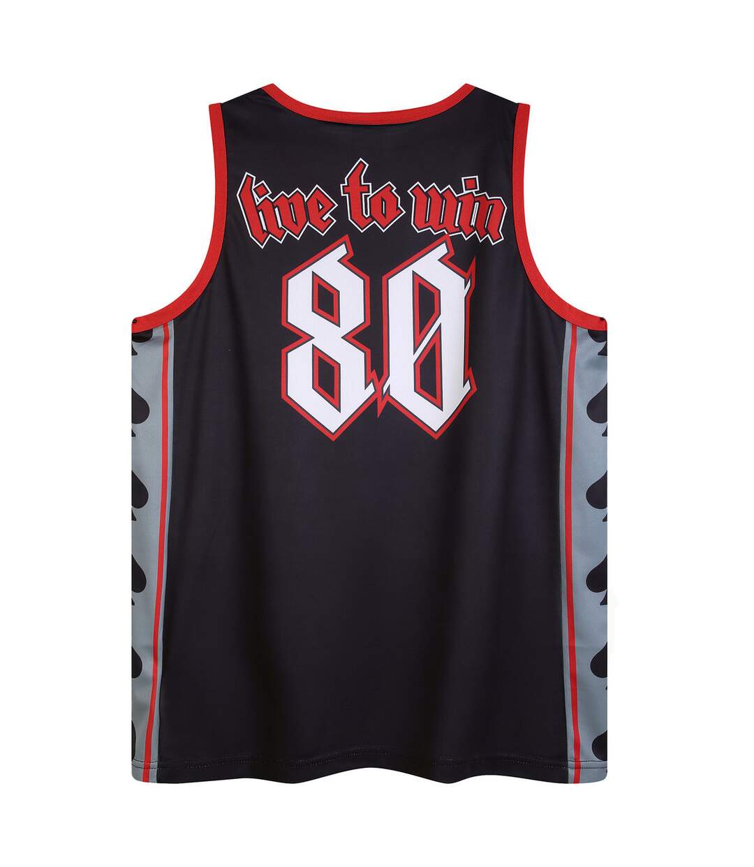 Maillot de basket live to win homme anthracite Amplified-2