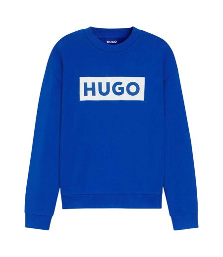 Sweat Motif/style Logo Niero Homme Bleu Hugo