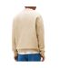 Sweat beige homme tommy jeans flag crew - l-2