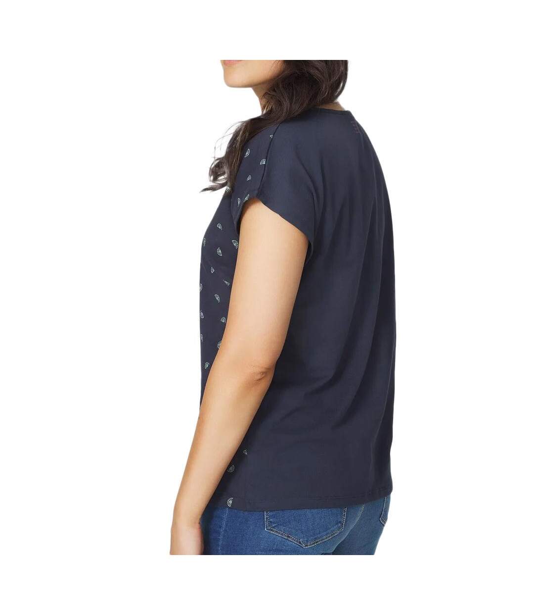 T-shirt marine femme tbs eddensan - l-2