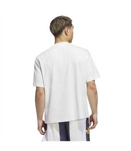 T-shirt Basket Motif/style Logo Imprimé Gfx Adulte Blanc Nuage Adidas