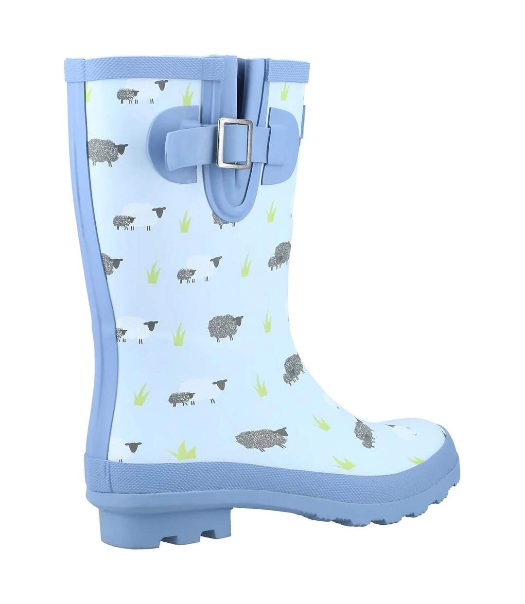 Bottes de pluie farmyard femme bleu Cotswold-2