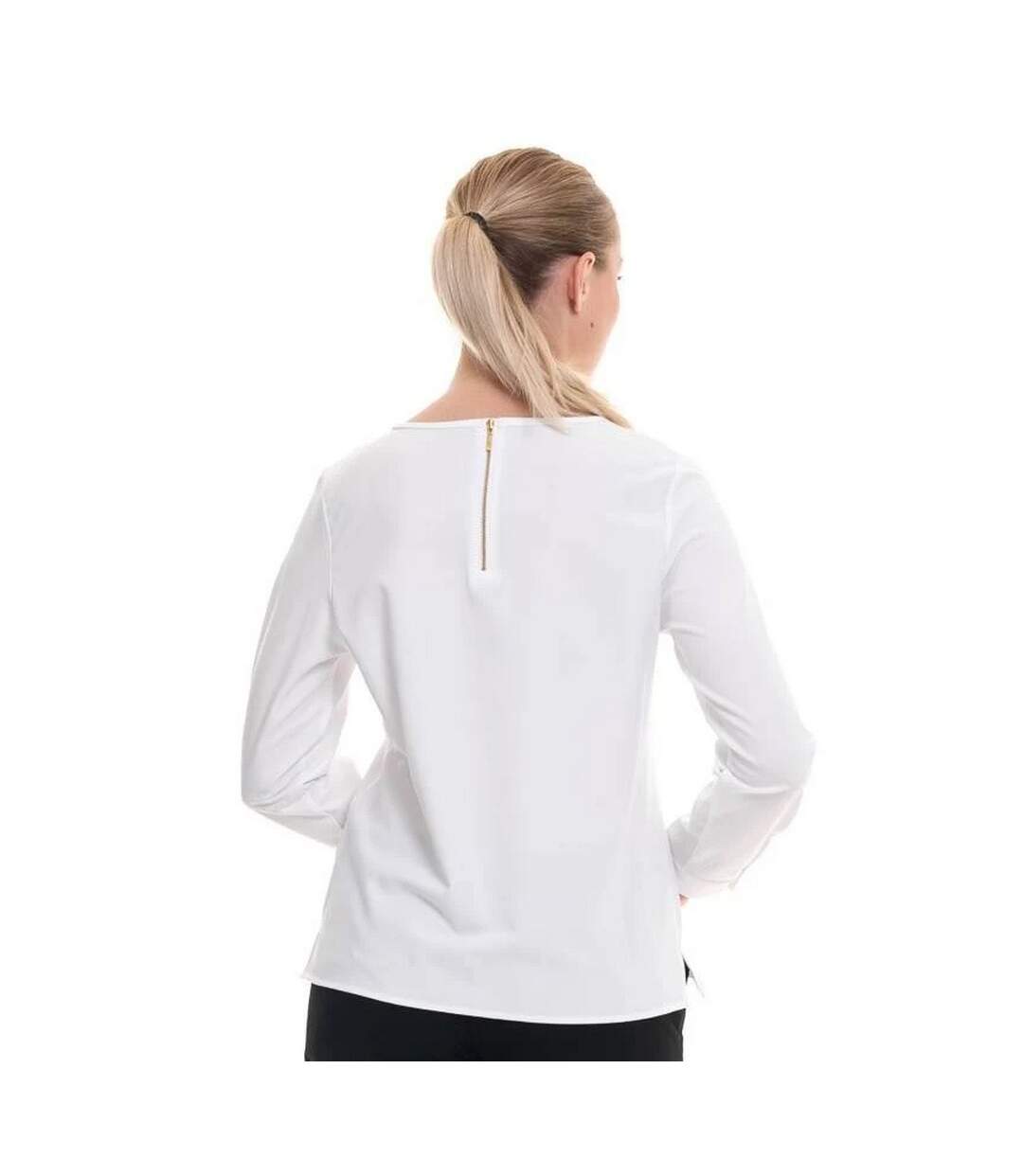 Blouse Manches Longues Riola Femme Blanc Brook Taverner-3