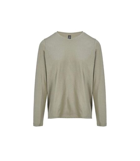 T-shirt manches longues FEMME - 04443 - vert kaki