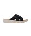 Womens/ladies Cassie Leopard Pattern Sandals Black Regatta-4