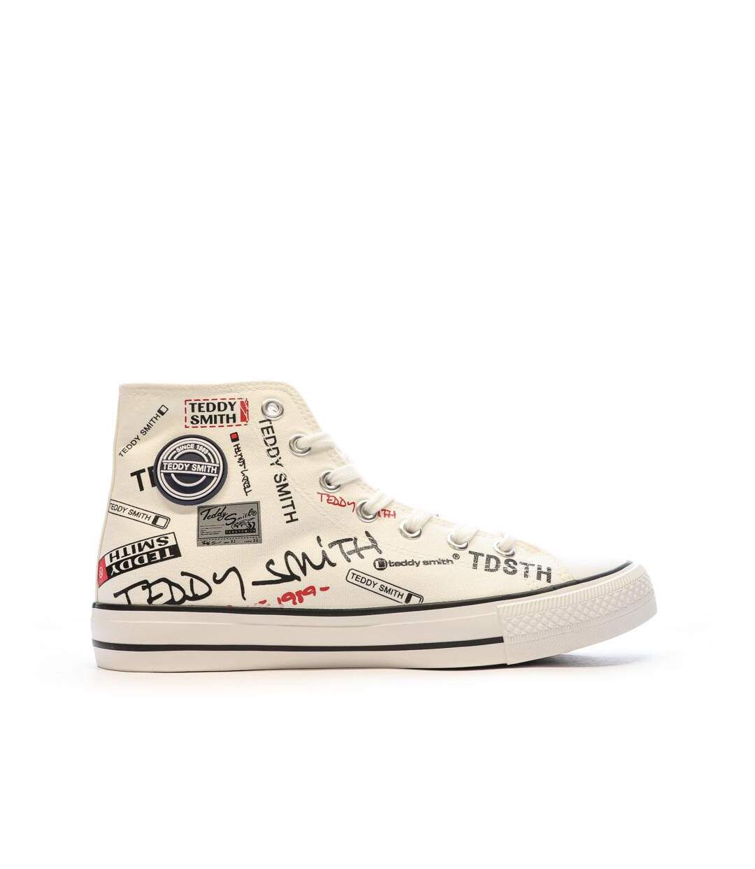 Baskets blanches homme teddy smith ankle-2