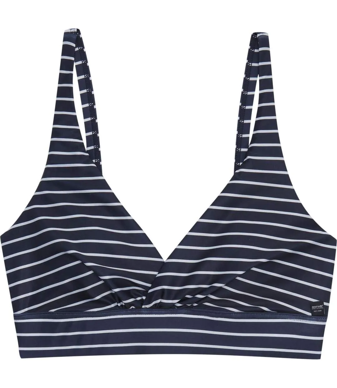 Haut De Maillot De Bain Paloma Femme Bleu Marine Blanc Regatta-1