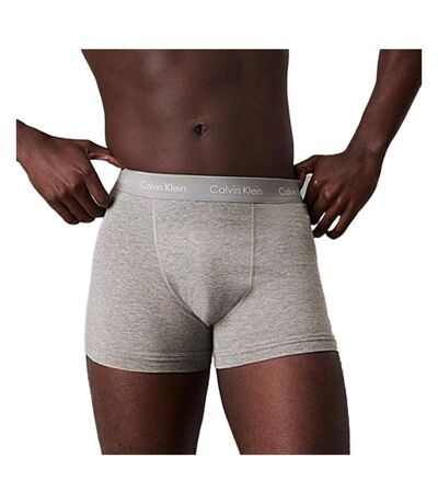 x3 boxers gris homme calvin klein jeans 2662g - l