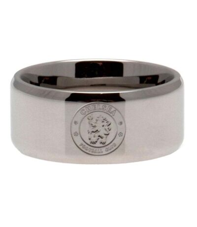 Chelsea FC Band Ring (Silver) (Large) - UTTA1562