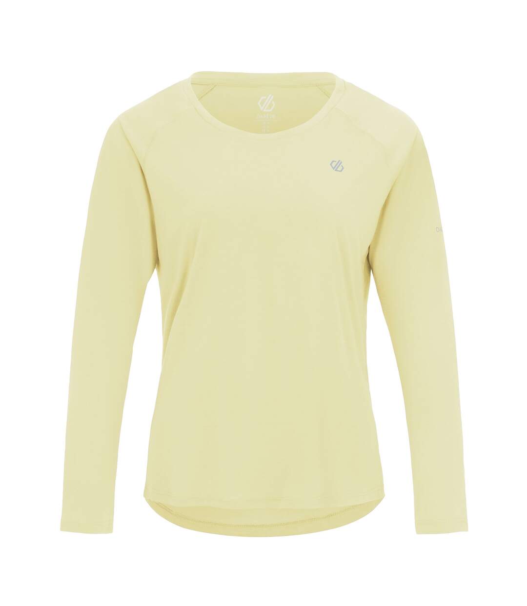 Womens/ladies Serenity Long-sleeved T-shirt Wax Yellow Dare 2B-1