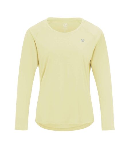 Womens/ladies Serenity Long-sleeved T-shirt Wax Yellow Dare 2B