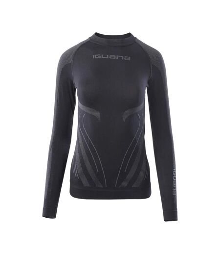 Haut Thermique Gambit Femme Noir Cendre Volcanique Iguana