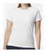 T-shirt femme blanc Gildan-1