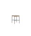 Table de Jardin en Bois Holmbeck 88cm Naturel-5