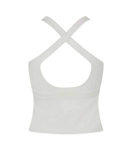 Débardeur Motif/style Uni Femme Crème USA Pro