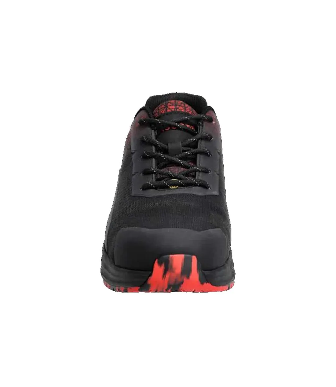 Mens Footwear Accelerate Safety Shoes Black Traffic Red Mascot-3