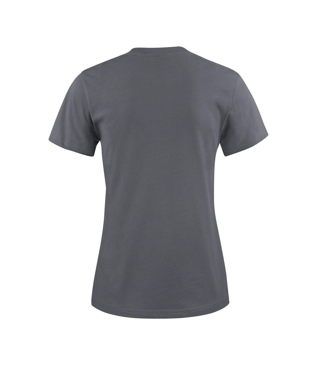 Womens/ladies Heavy T-shirt Steel Grey Printer-3