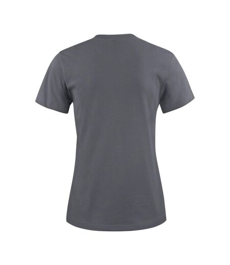 Womens/ladies Heavy T-shirt Steel Grey Printer