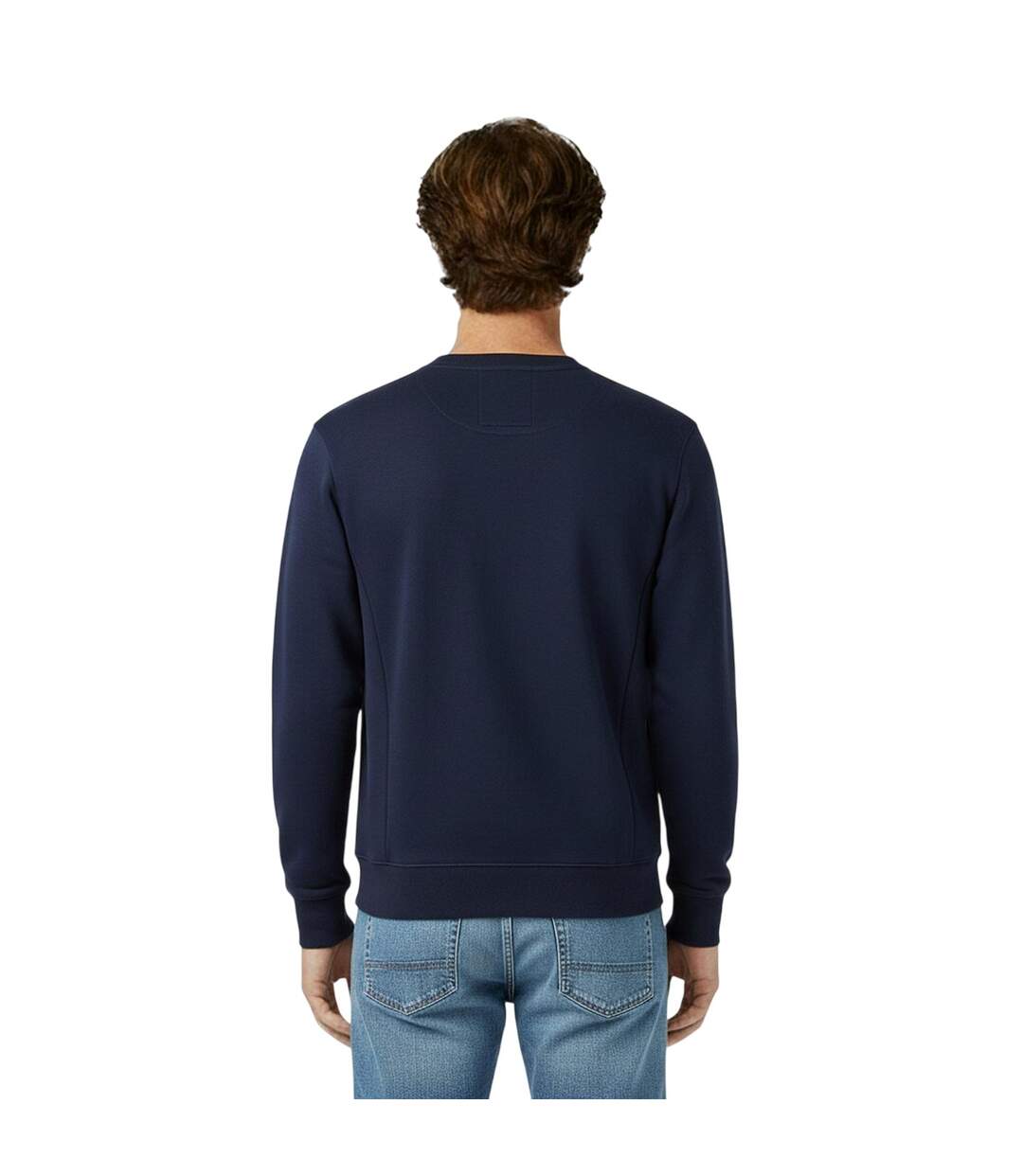 Mens Jacquard Crew Neck Sweatshirt Navy Jack Wills-4