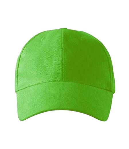 Childrens/kids 6 Panel Baseball Cap Green Malfini