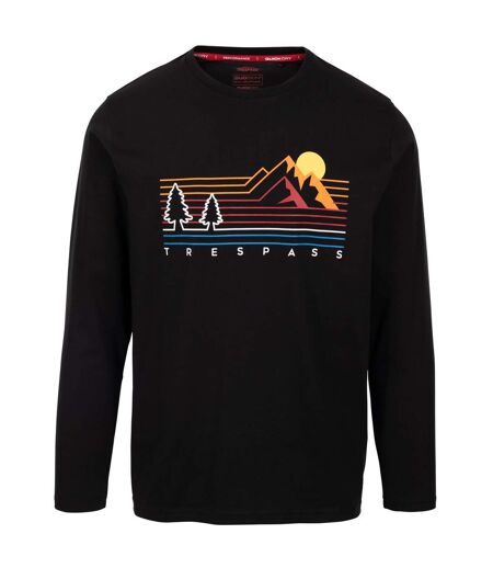 T-shirt Manches Longues Macley Homme Noir Trespass