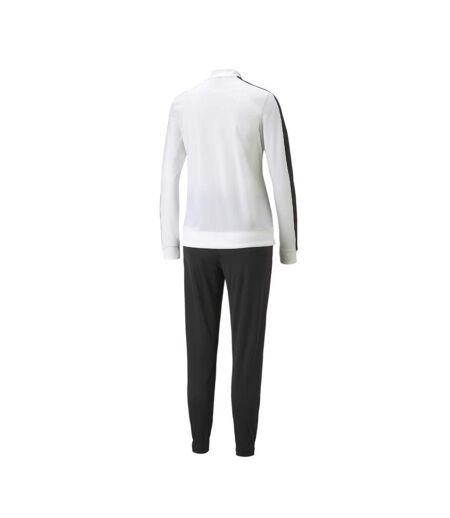 Survêtement blanc/noir femme puma baseball - l