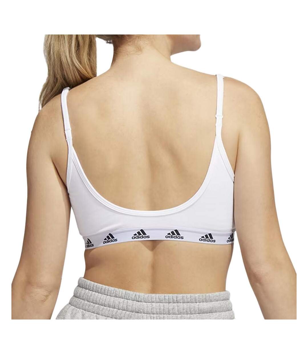 Brassière Blanche Femme Adidas Pureb - S A-C-2