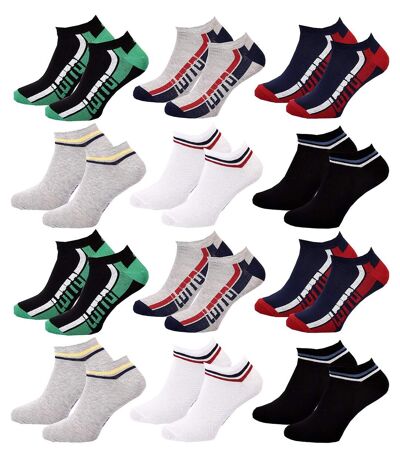 Chaussettes Homme LOTTO Pack de 12 paires SNEAKER 5962