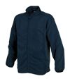 Tombo Teamsport Mens Sports Full Zip Lined Training Top / Jacket (Navy/Navy/Navy) - UTRW1527