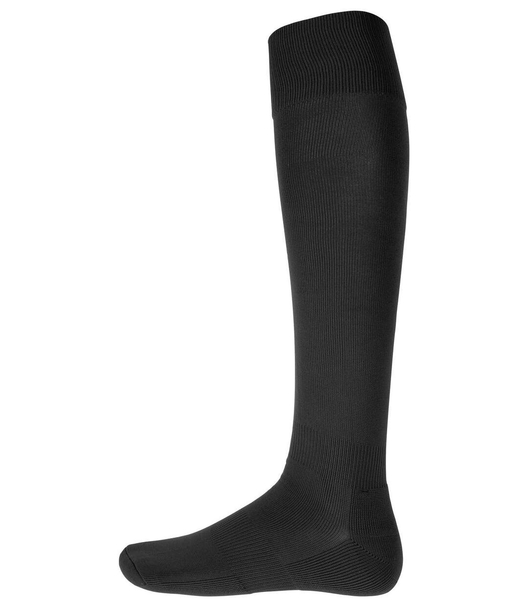 chaussettes sport unies - PA016 - noir-1