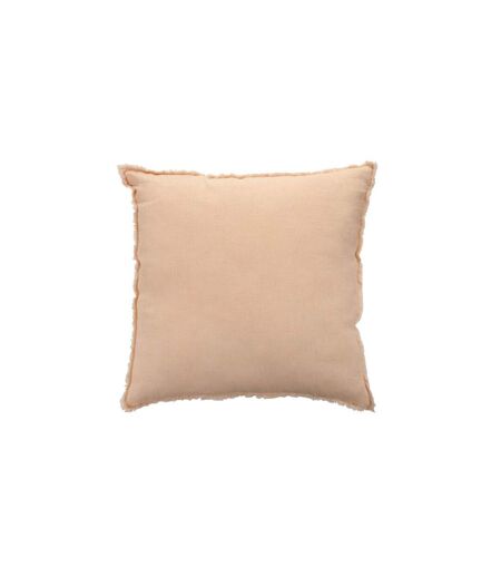 Coussin Déco Carré Faded 45x45cm Rose Saumon