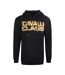 Mens Fire Logo Hoodie Black Cavalli Class-1