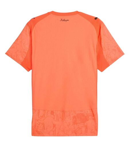 Mens Kidsuper Manchester City Fc Away Shirt Neon Orange Puma