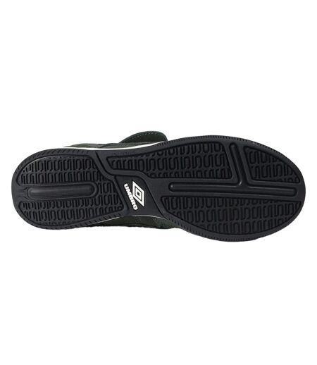 Mens Speciali Tr Flap Top Suede Trainers Duffle Bag Black Umbro