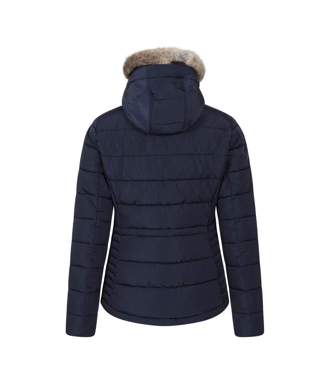 Womens/ladies Comfort Padded Jacket Navy Mountain Warehouse-2