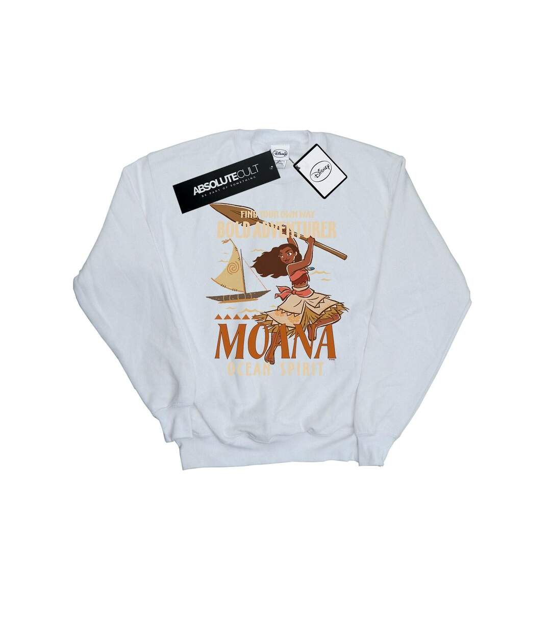 Disney Sweatshirt Moana Find Your Own Way - Femmes/Dames (Blanc) - UTBI29439-1