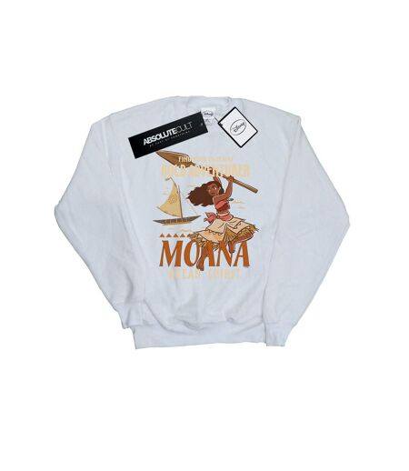 Disney Sweatshirt Moana Find Your Own Way - Femmes/Dames (Blanc) - UTBI29439