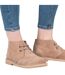 Roamers Womens/Ladies Real Suede Unlined Desert Boots (Light Taupe) - UTDF209-1