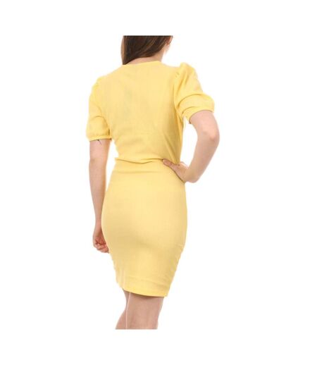 Robe Tulipe Jaune Femme Vero Moda Elisa - S