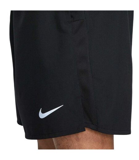 Short Challenger Homme Noir Argenté Réfléchissant Nike