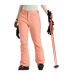 Womens/ladies Backyard Ski Trousers Peach Pink Roxy-1